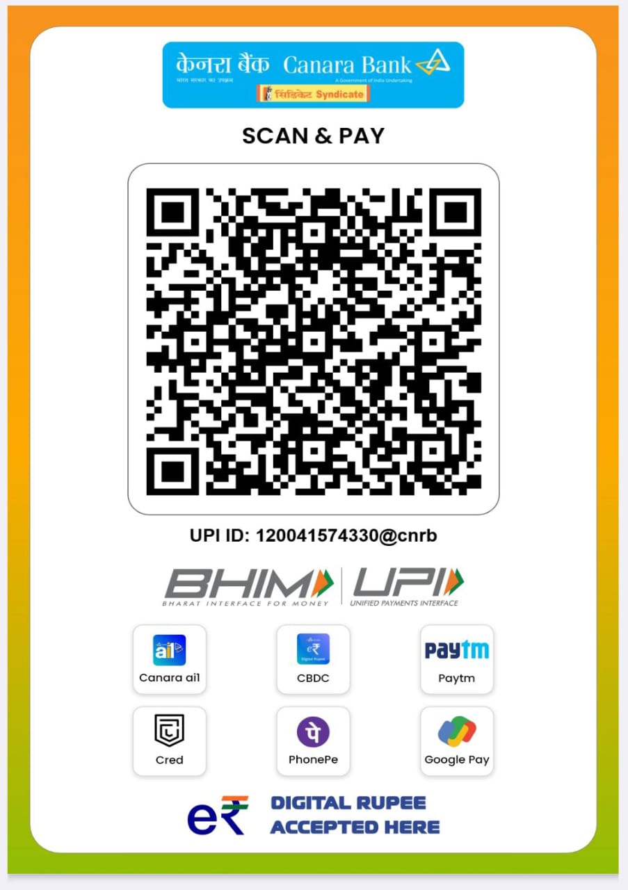 Canara Bank UPI QR Code — Swach Kisan Farms Rural Development Foundation