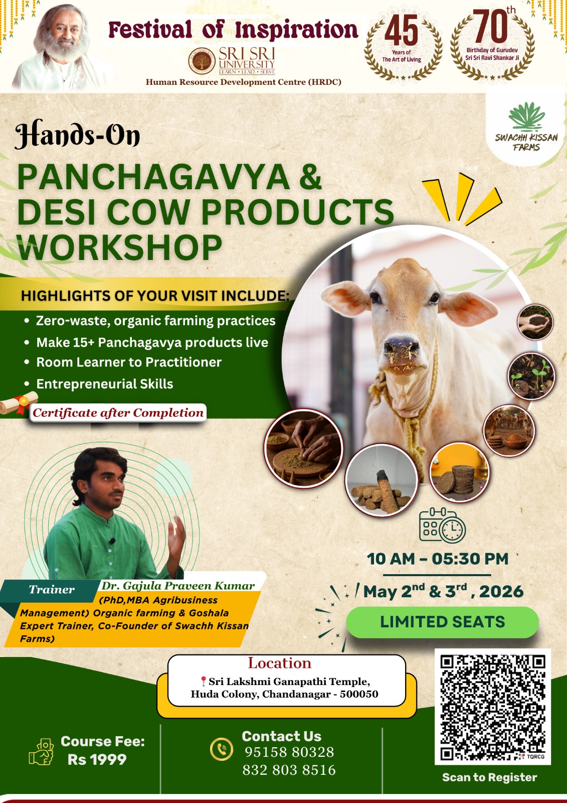 Hands-On Panchagavya & Desi Cow Products Workshop 