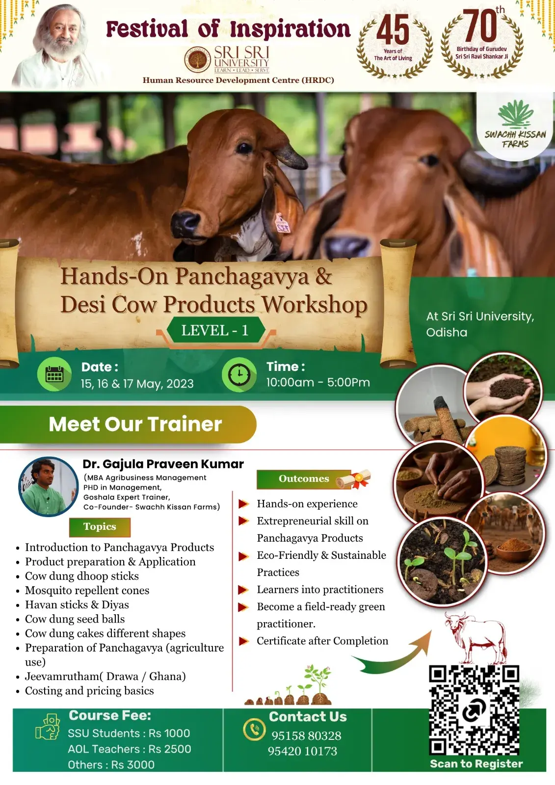 Hands-On Panchagavya & Desi Cow Products Workshop 