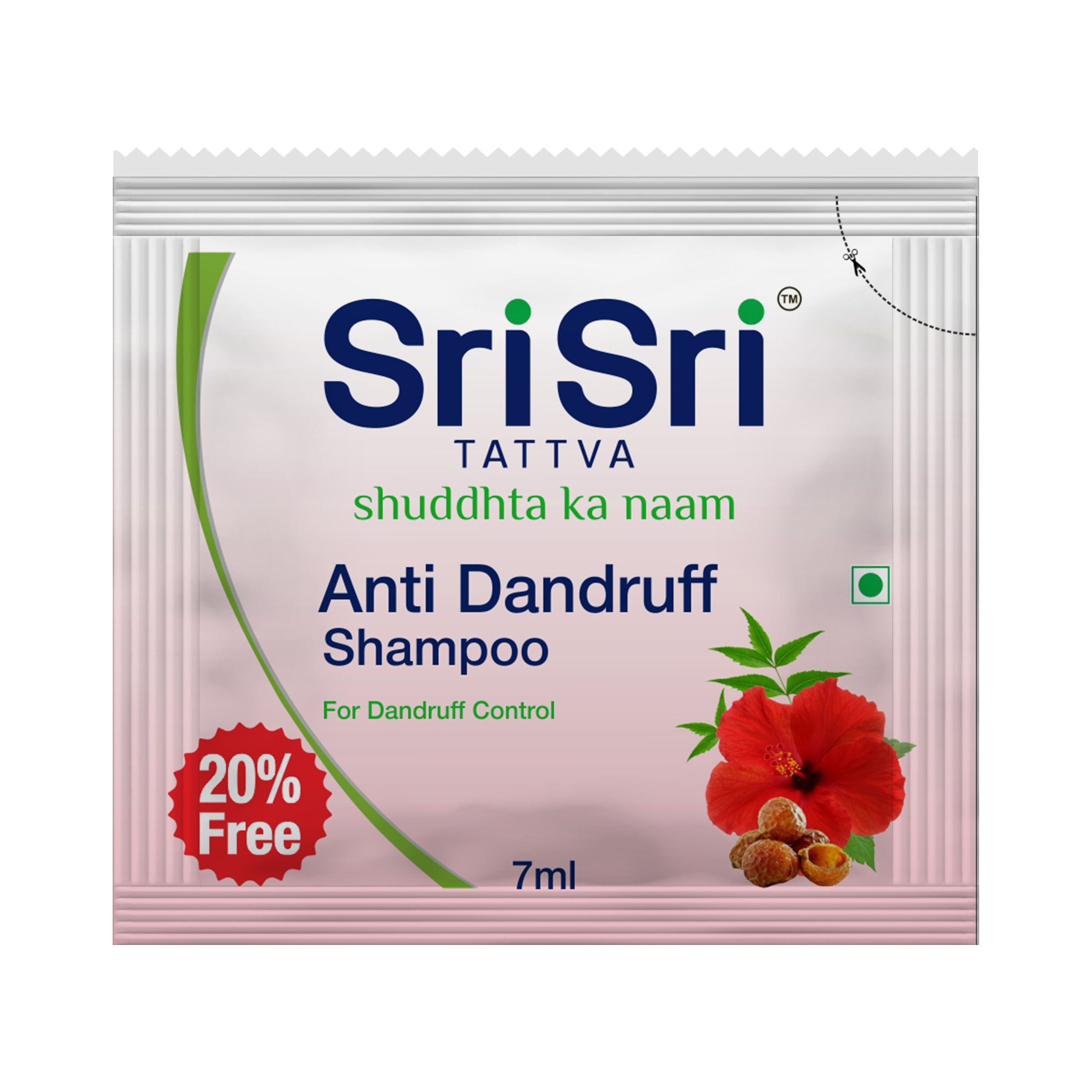 Anti Dandruff Shampoo Sachet - Dandruff Control, 7 ml