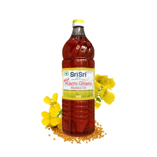 Premium Kachi Ghani Mustard Oil Bottle, 1 L